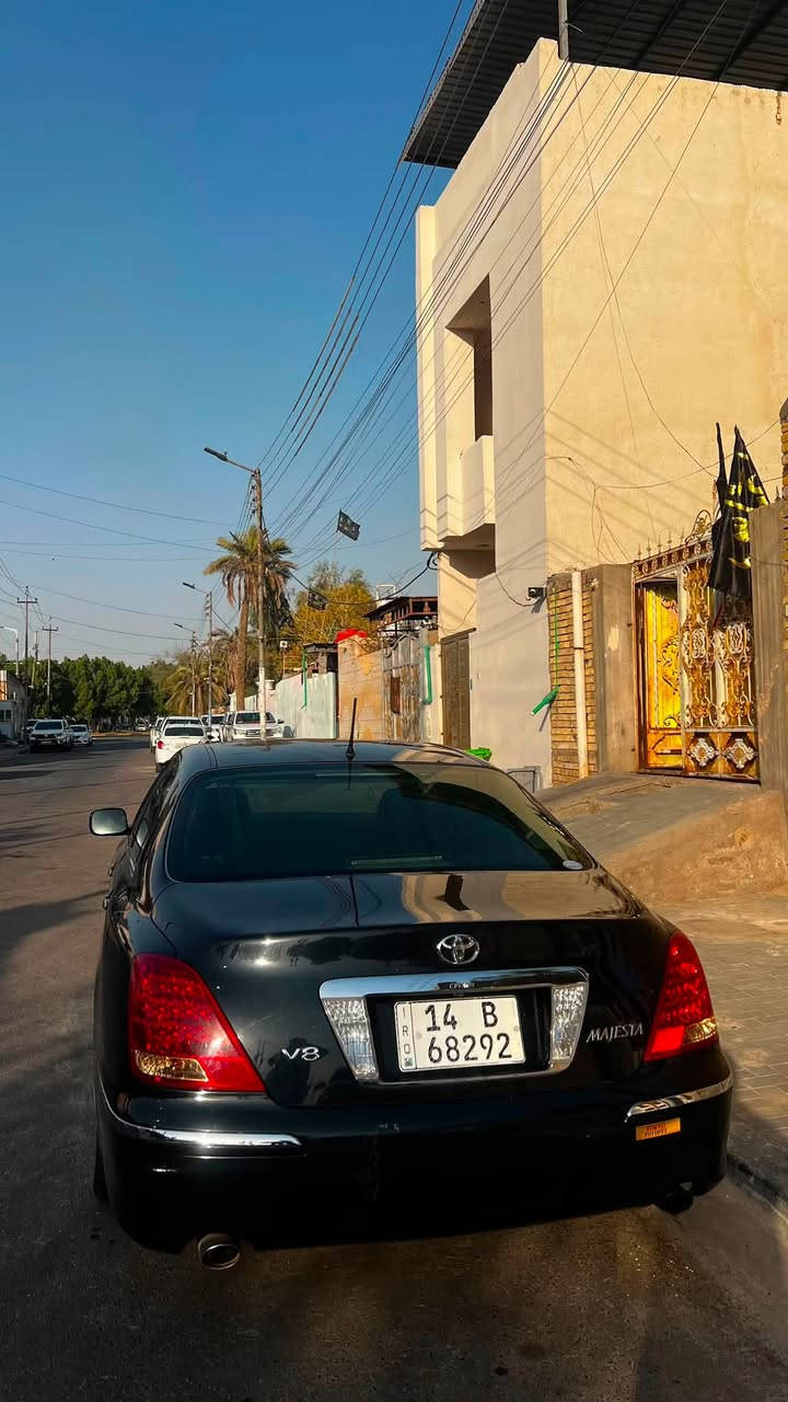 TOYOTA CROWN MAJESTA

للبيع تيوتا ماجستا.

رقم بصره مزاد شرط المداور ثاني يوم

السياره فول مواصفات 5 دكم
  
✅ محركها V8 الحجم 4300.

✅ كشنات جلدvip تتفئة ومساج  

✅ تبريد امامي خلفي3قطع.✅

✅ 3قطع بردات خلفيه.

✅ اربع كشنات كهرباء.

✅ 3برده خلفيه وجانبيه كهرباء اصليه.

✅ 5بصمات ابواب+بصمة تشغيل+ صندوك شفط 

✅ كشنات خزن ميموري.

✅ كامره خلفيه 

✅ ثلاجة

✅ مري ترحيب عند الاقتراب.

✅ ستيرن كهربائي

✅ مري كهرباء.
{لون نيلي}
✅ تحكم ستيرن+كروز تثبيت سرعه.

✅ جنطه جكات كهرباء شفط.

✅ سياره مال جناي 
:مشط ايسر بلاد
سيارة اي بي اس مامحور
 وباقي المواصفات المعروفه لل5دكم.

والسياره جاهزه على اخر حبايه.

العنوان البصرة زبير
***********

السعر160وبيهة مجال
