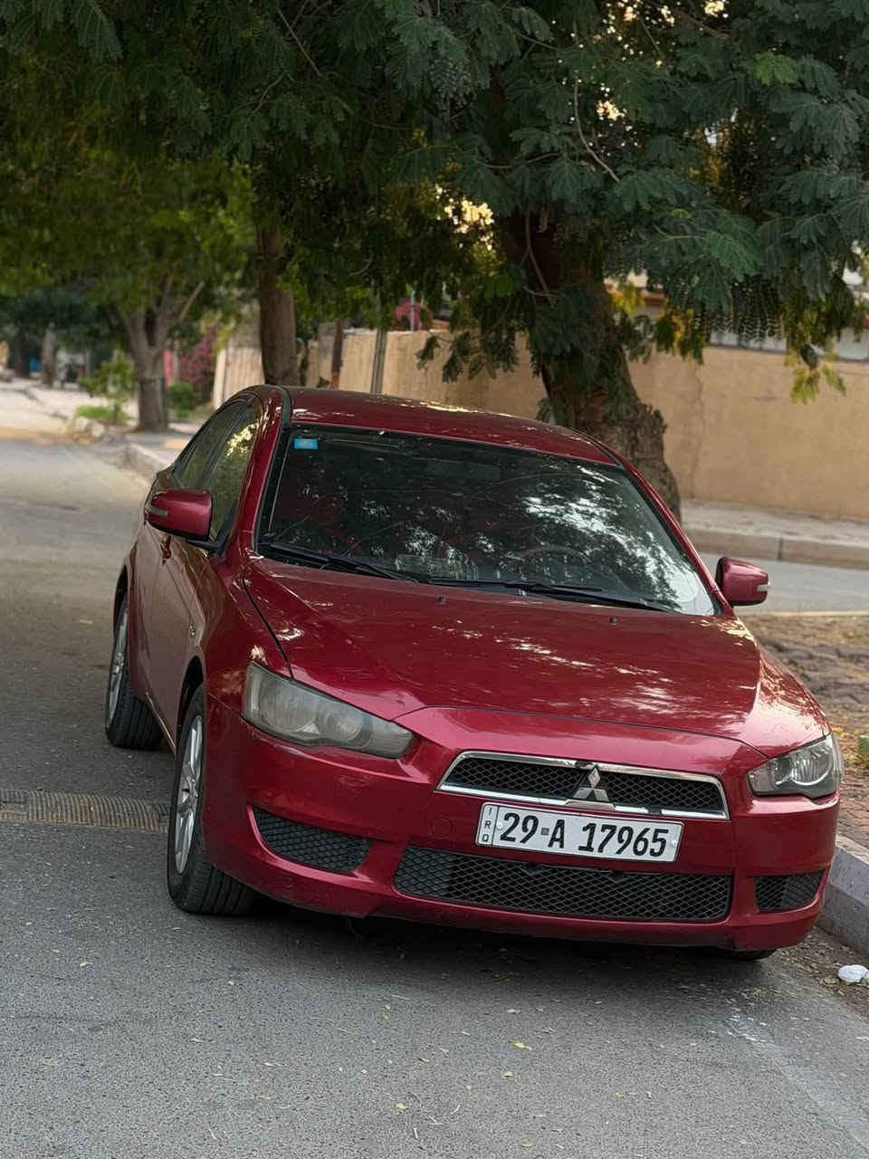 السلام عليكم
للبيع او المراوس 

ميتسوبيشي لانسر قرش 2016
خليجي 
كفالة عامة مطلقة 
بدون قطرة صبغ 
بارد قطعتين فقط 
تبريد ثلج 
ترايك للبصرة
باسمي السيارة تحويل ثاني يوم 

السعر 90 ورقة 
د.مجتبى ***********
