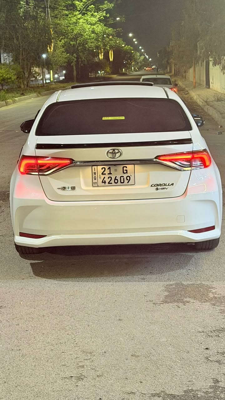 سلام عليكم البيع كورلا هايبرد 2025 سياره بيها ربع بونيد صبغ بدون دواخل مكان بارد صغير سعر 153رقم الهاتف *********** سياره مكانها كركوك
