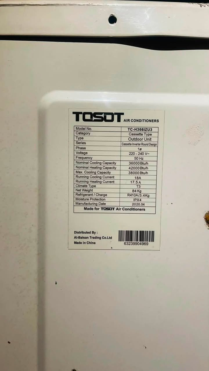 للبيع 3 سبالت توسوت كاسيت (Tosot) مستعملات استعمال خفيف جدًا ✅
* العدد: 3 سبالت
* الحالة: شغالات 100% وما بيهن أي عطل
* استعمالهن قليل جدًا
* نظيفات وجاهزات للتركيب والتشغيل.

📩 للاستفسار والسعر، ***********
