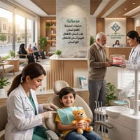 جامعة العميد • علاج أسنان مجاني • طب أسنان أطفال