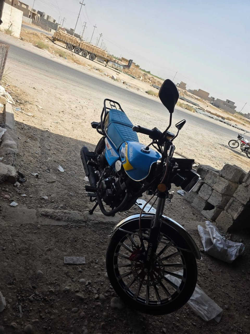 سلام عليكم دراجه ضاقط وزنجيل مديل 2026 لون سماي سعر تصل علا رقم قير متواجد علا لخاص***********
