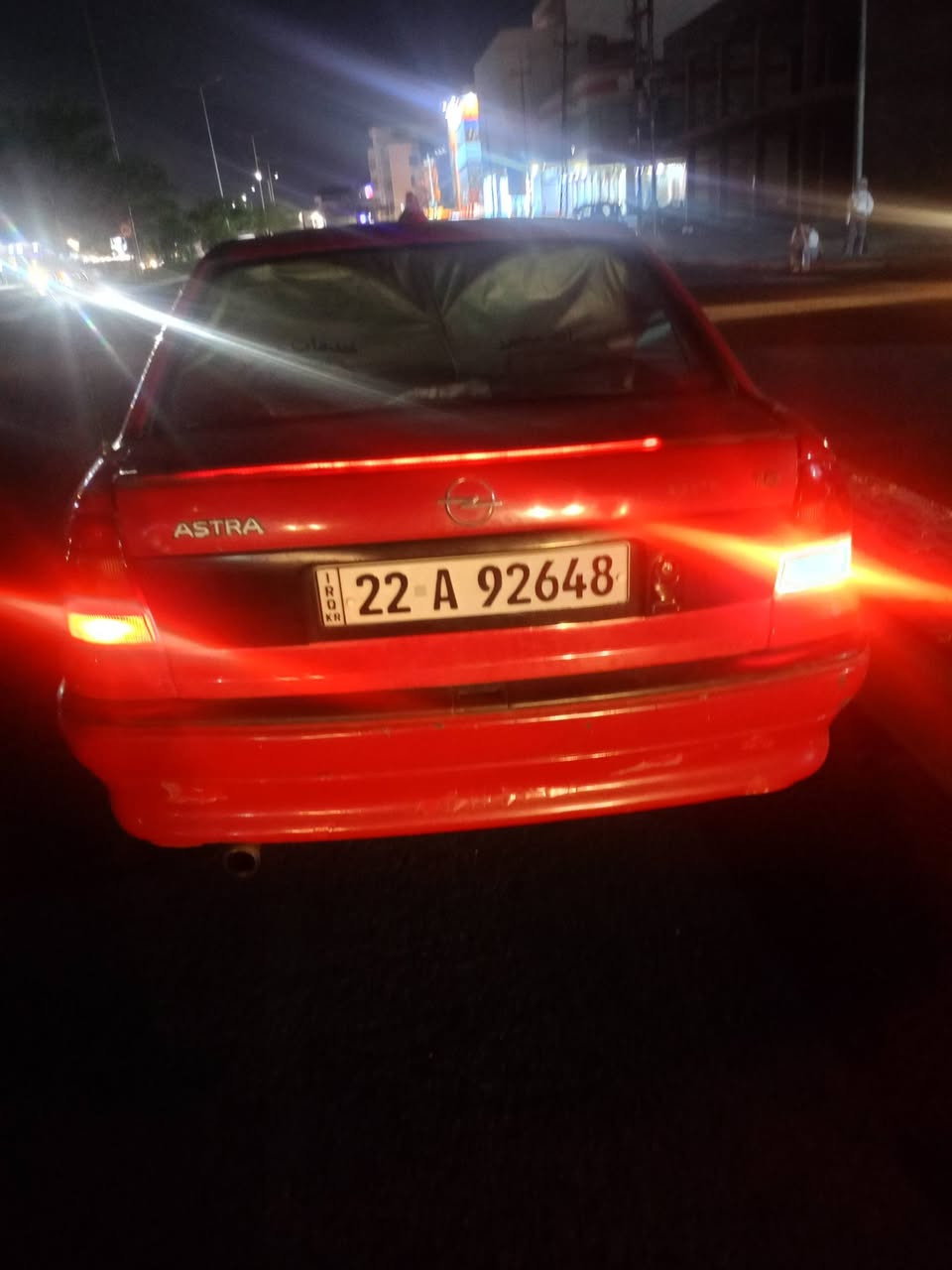 سلام عليكم للبيع اوبل استرا موديل 95 حجم 16 فول مواصفات كير اوتو سياره نضيف رقم اربيل شرط تحويل فقط سنويه و هزه خصلان بسمي تريد وكاله تريد تحويل بل خدمتك صدر اماميه و خلفي جديد بدون عيب جامات اماميه كهرباء محرك بل شرط كير بل شرط عنوان كركوك يم بنزين خانه طاهر رقم موبايل *********** سعر 50 بيه مجال
