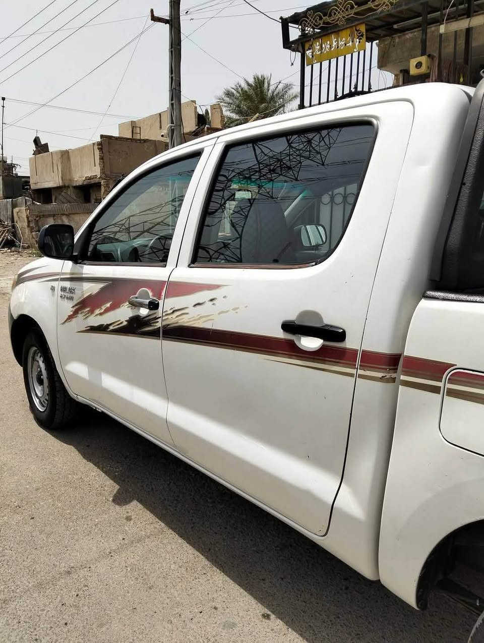 السلام عليكم
/مواصفات البيكم تيوتا هايلوكس موديل 2008 تخم تاير جديد تبريد ثلج مع السويج شاشه جديده بلادي داخل لوك مكينه كير اكسل شرط اخو الجديد شواصي لوك كهربائيات كلهه شغاله السنويه جديده الى 2030 اي غرامه ما عليهه رقم انكليزي دولي بغداد// فقط السياره بيهه جفيه بسيطه جدا ومعمره تعمير حلو من الجهه البصف السايق مبدل فقط جاملغ البصف السايق فقط سياره خير من الله  شرط التحويل 
بيها تعديل وصبغ في مقدمة التكمة اثر الجفية
مكان بغداد البياع السعر ١٢٠ وبيها مجال للشراي
***********
