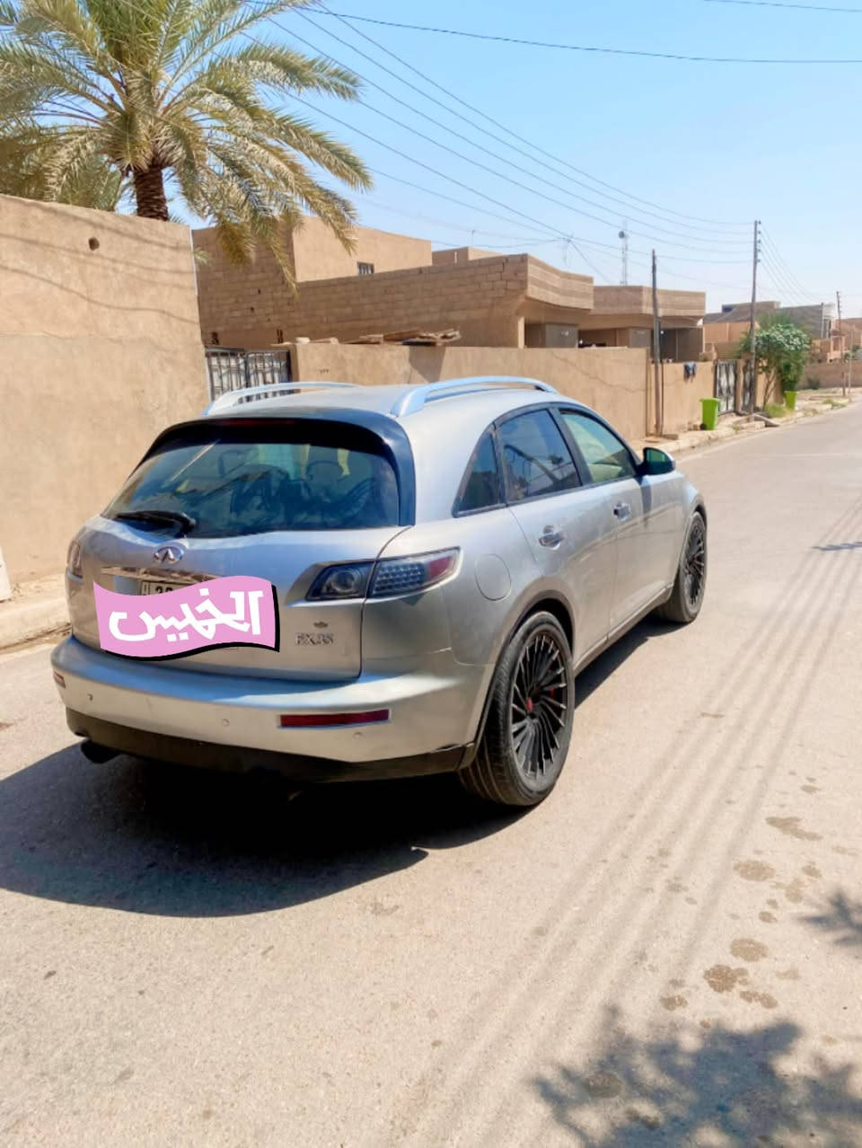 للبيع او مراوس. حسب القناعه
انفنتي FX35 خليجي  موديل ٢٠٠٦مكفوله  من ضربه وصبغ وسونار موجود 

محرك ٣٥ لبلادي كير اتو  تبريد شغال قطعتين فتحه شغاله طكتين تخم تاير ويل حجم ٢٠ منضمون زينون كشنات كهرباء رقم أربيل دولي تنفذ السنويه ٢٠٣٠  شرط التحويل ماشيه ٣٩٠ الف كيلو  للاستفسار اتصل ع والرقم *********** وبي وتس اب او ادخل خاص وتدلل
