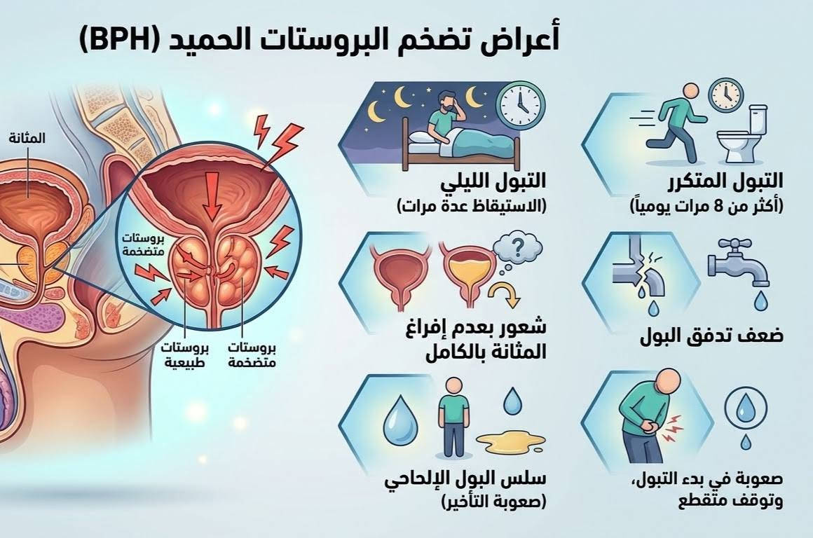 تضخم البروستات • المحمودية • مجمع طبي