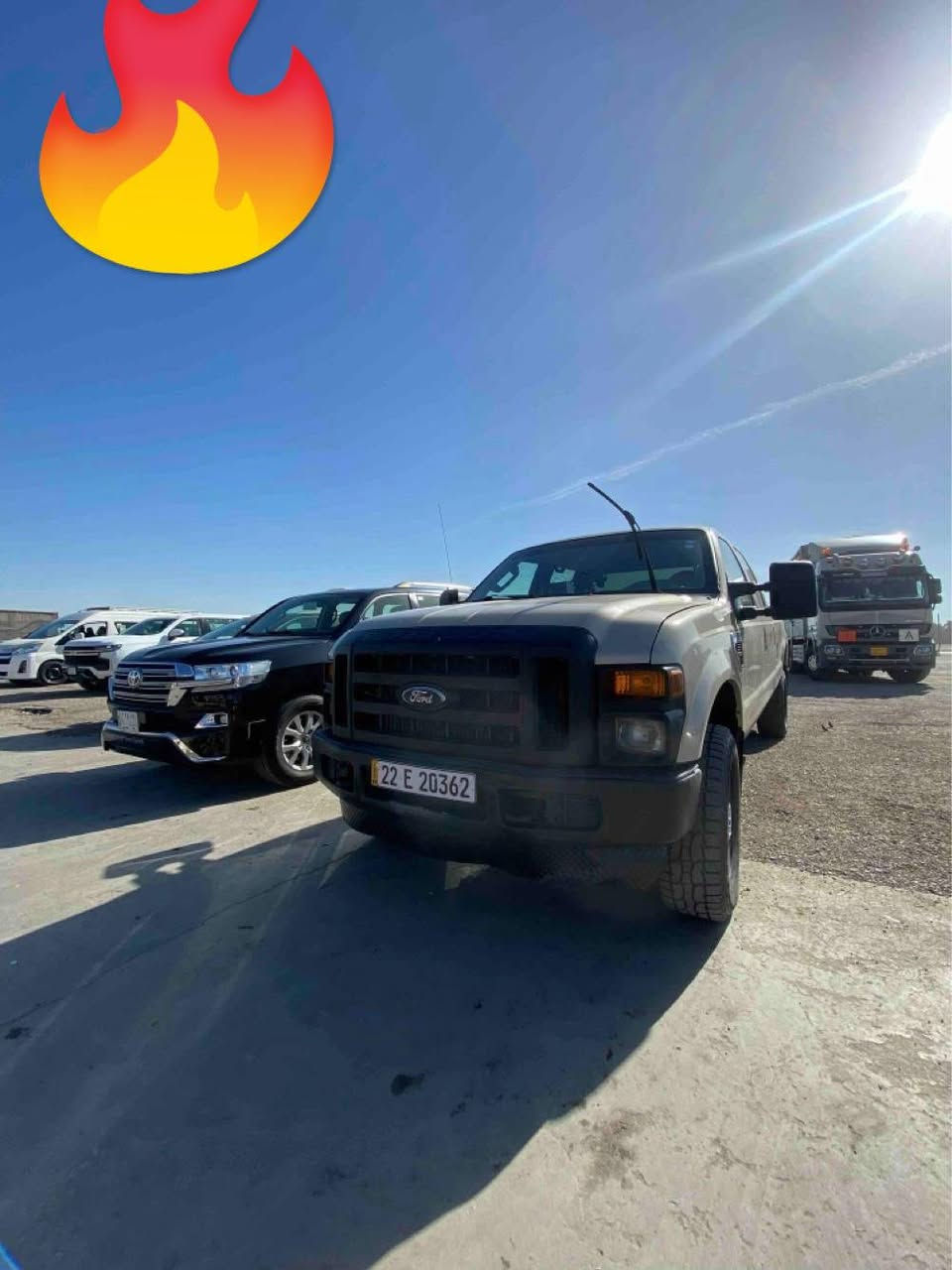 فورد f350موديل 2009محرك كاز 6.4 بيها حصه كاز سنويه نافذة 2027رقم اربيل سياره جاهزه من كلشي محرك جديد طخم انجكتر وطاحونه جديد أربعة اطارات جديده كهربائيات كلها شغاله السياره كلين ما بيها ضربة مجرد طخات بسيطه بل بدي السياره للبيع فقط السعر 100وبيها مجال ***********
