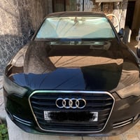 اودي A6 2014 اربعه سلندر تيربو رقم اربيل    قطعة واحدة صبغ جاملغ امامي...