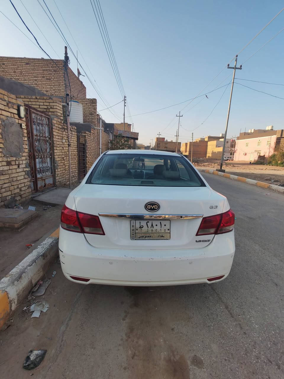 السلام عليكم.
سيارة بي واي دي جي ثري موديل 2016 بغداد كير اوتوماتيك، المكينة بيها تبخير وبيها دحجة في باب الصدر والخلفي معمرات على البارد السعر 48 ورقة وبيها مجال. مكان السيارة ناصرية. 
 للاستفسار الاتصال على الرقم ***********
