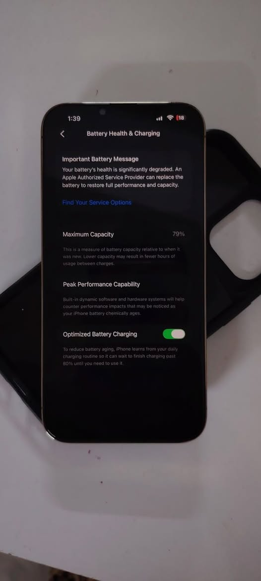 للبيع  iphone 13 promax gold 128-1sim
الجهاز ممفتوح شرط الفحص بلادي كامرات فول الجهاز مابي شخط شرط الفحص-***********
