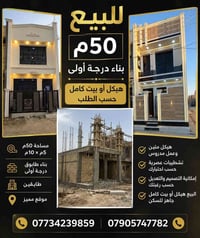 🔥 فرصة سكنية مميزة بالنصر الأولى! 🏠 هيكل عدد (2) — مساحة كل هيكل 50م² ...