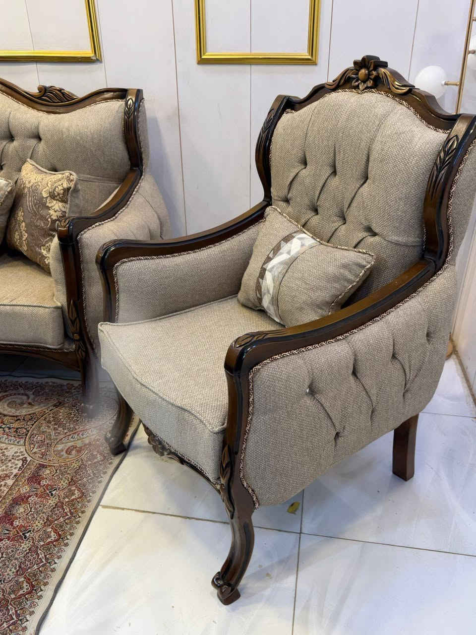 مساء الخير متابعينا 🌹
#معرض عباس مردان الجميلي 
يقدم لكم
تخم كلاسك تركي موديل 
عشر مقاعد خشب زان ثقيل درجه اولى 
قماش ستن ايطالي 
متوفر الان في معرض عباس مردان الجميلي 
العنوان /ديالى الخالص ناحية هبهب 
للحجز***********   واتس
يوجد لدينا خدمة توصيل كافة محافظات العراق
