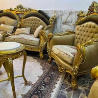 خشب زان • ١٠ مقاعد • طبلات مرمر