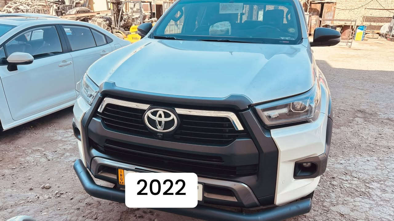 للبيع تويوتا هايلوكس أدفنجر 2022 مكفولة
🔹 موديل: 2022  سلندر 6
🔹 الفئة: ادفنجر رقم اربيل
🔹 اللون: أبيض
🔹 السيارة مكفولة ونظيفة جداً
🔹 حالة السيارة ممتازة وجاهزة للاستخدام
🔹 داخلية وخارجية مرتبة
🔹 السيارة كما موضحة بالصور
عداد المشي 120 الف كم
رقم دولي 
كامرات 4 
حساسات 
مثبت سرعة 
بصمة 
سعرها 345
***********
