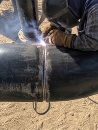الفضل الهندسية • لحام أنابيب • الفاو