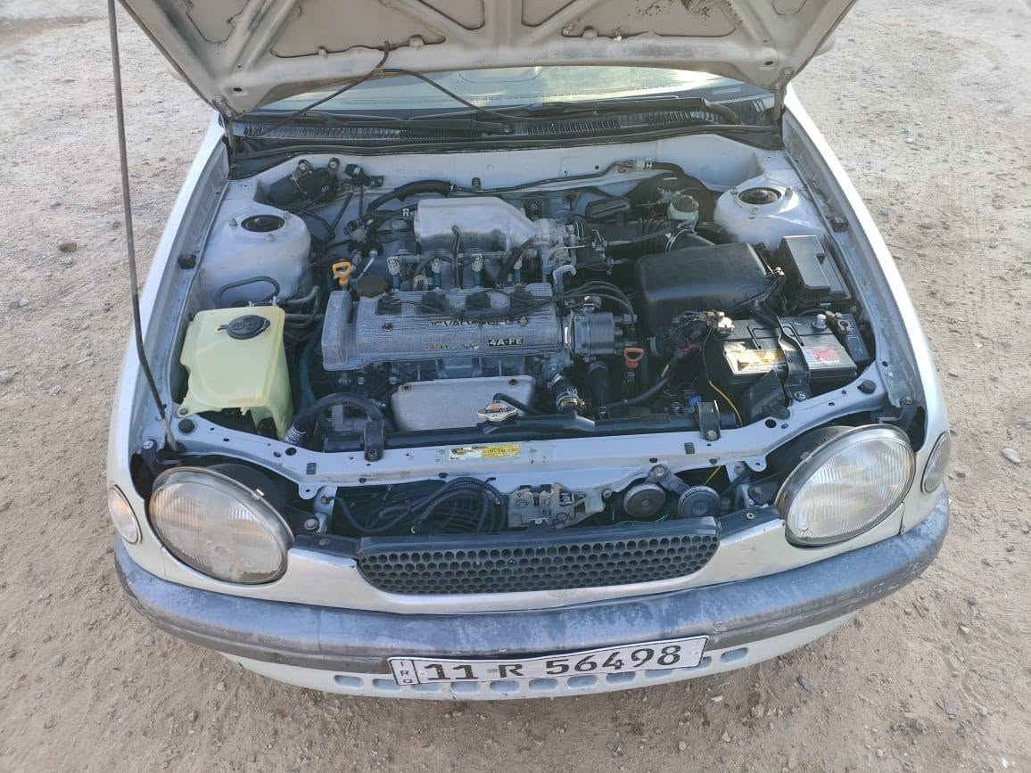 سلام عليكم كورلا للبيع موديل 2000 اوتماتيك تبريد مكفوله من ضربه وصبغ  جام كهرباء حداديه جديده مناقصه كلشي السعر 67 بيه مجال بسيط ***********
