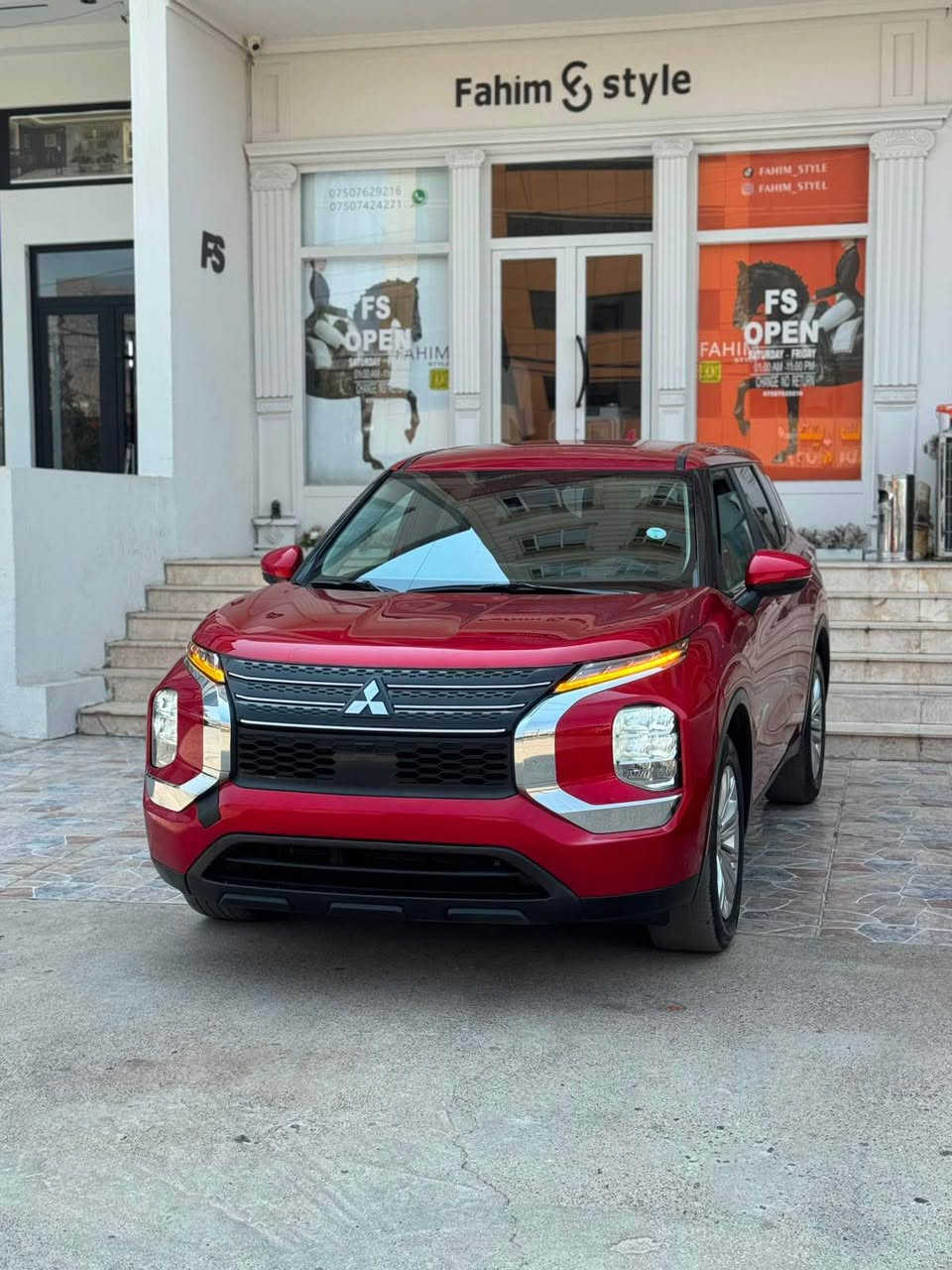 Mitsubishi Outlander 2024 S   
فقط باب خلفي صبغ 
ارباك بس بردة طاك و ٥٩ الف ميل ماشية
7 راكب و بصمة و رادار و حساس و شاشة و كاميرة 

شرط ترقيم اربيل دهوك سليمانية (٣ اشهر كاتي)
سعر : 🔥 172 ورقة و مجال
مكان : عقرة - ئاكرى
رقم : ***********
*********** اكر, نينوى
