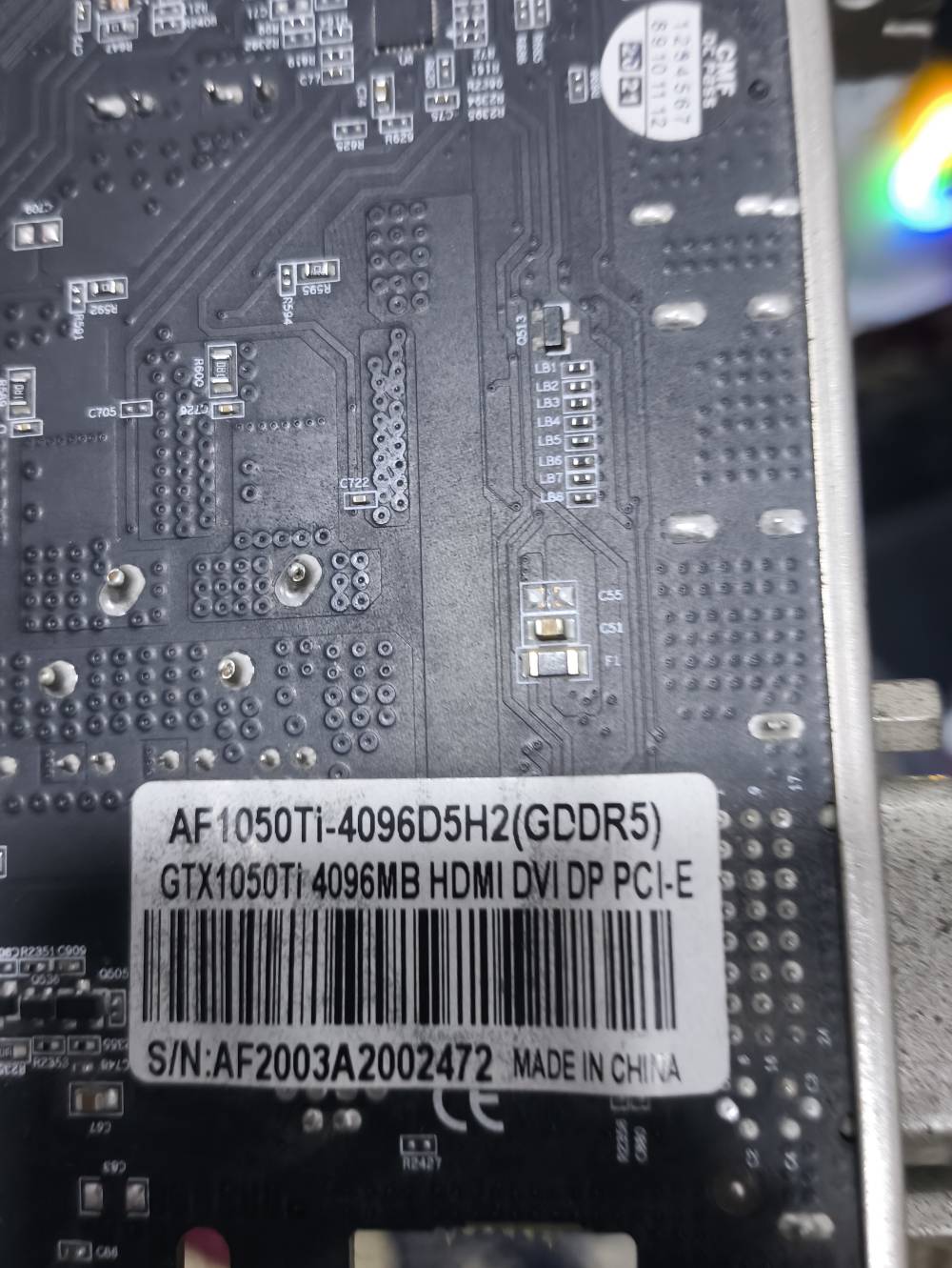 GTX1050Ti • 4GB • حالة ممتازة