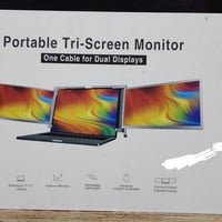 🚀 موسع شاشات اللابتوب المحمول (Portable Tri-Screen Monitor) 🖥️ حوّل لا...