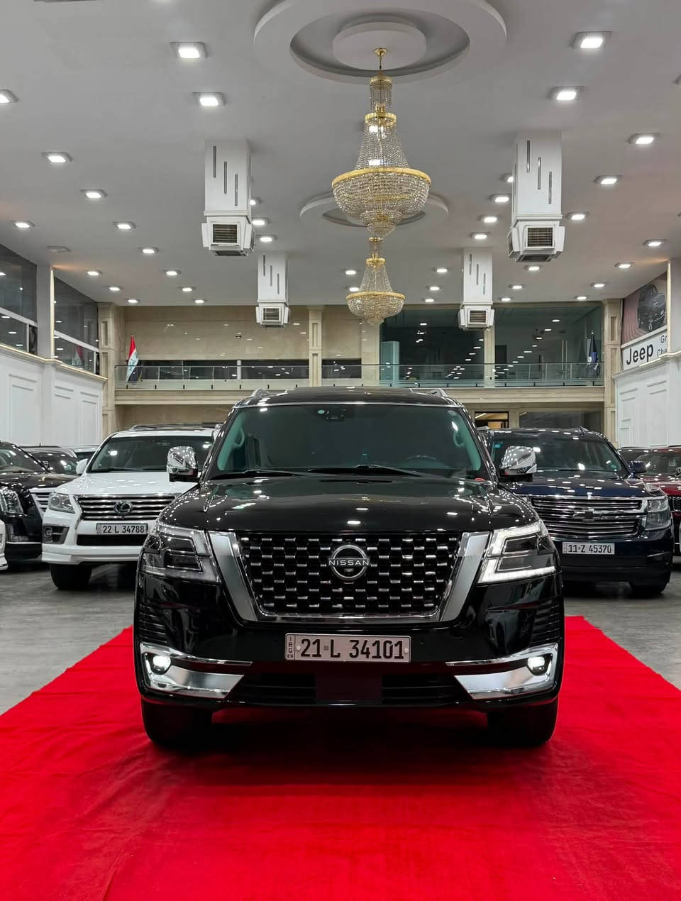 السلام عليكم 
نيسان باترول بلاتينيوم 
موديل : 2019
ماشية : 60000 KM
المواصفات 
فتحة 
بصمة 
بصمة ابواب
صندوك كهرباء 
شاشة 
شاشات خلفية 
كاميرات 360 درجة 
كشنات جلد 
كشنات كهرباء 
كشنات تدفئة + تبريد 
الداخل قرميدي 
 7 راكب 
 3 قطع تبريد 
صاجات 
فور ويل 4*4 
تحكم ستيرن جهتين 
كروز سرعة 
ستيرن كهرباء 
ماوس 
سستم صوت سماعات 
لايت زنون 
بلوجكتور 
لد امامي 
بك لايت لد 
مري شفط كهرباء 
حساسات امامية + خلفية
المكينة 8 سلندر  5600 
(رقم سليمانية الجديد تحويل او وكاله + تظليل بسنوية )
السعر  : 390 وبيها مجال 
ملاحظة: السيارة خليجي مكفولة عدا تكحيل بالكارت بالبنيد .
السيارة مغلفة بأفلام حماية ppf
العنوان : بغداد الكاظمية قرب مرور الكاظمية معارض جكوك 
شركة البحر المميز 
للاستفسار
عبدالرحمن 
 *********** 
 ***********
