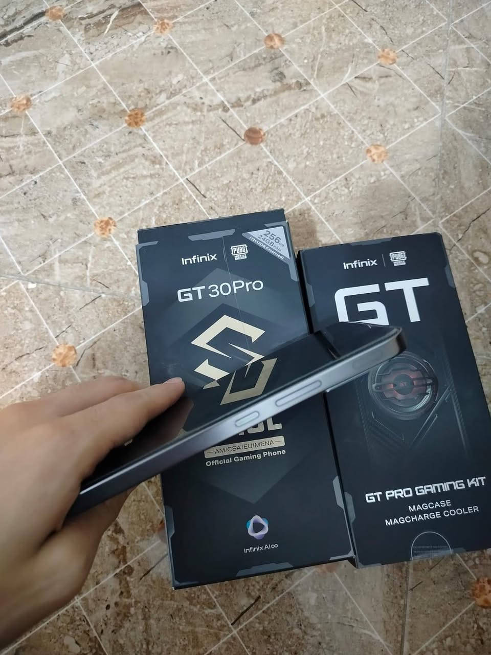 يا الله جهاز للبيع 
infinix GT 30 pro

العنوان الرمادي 📍

ذاكره 256 

بطاريه 5550 
وجهاز نضافه 100%
لل تواصل واتساب فقط  ***********

او عن طريق الخاص فيسبوك

الجهاز ما مفتوح ونضيف وياه كامل ملحقات مبرد وشاحنه الأصلي مال جهاز وكفر وباكيته موجود

((السعر)) 410الف وبيه مجال للطيبين 👉
