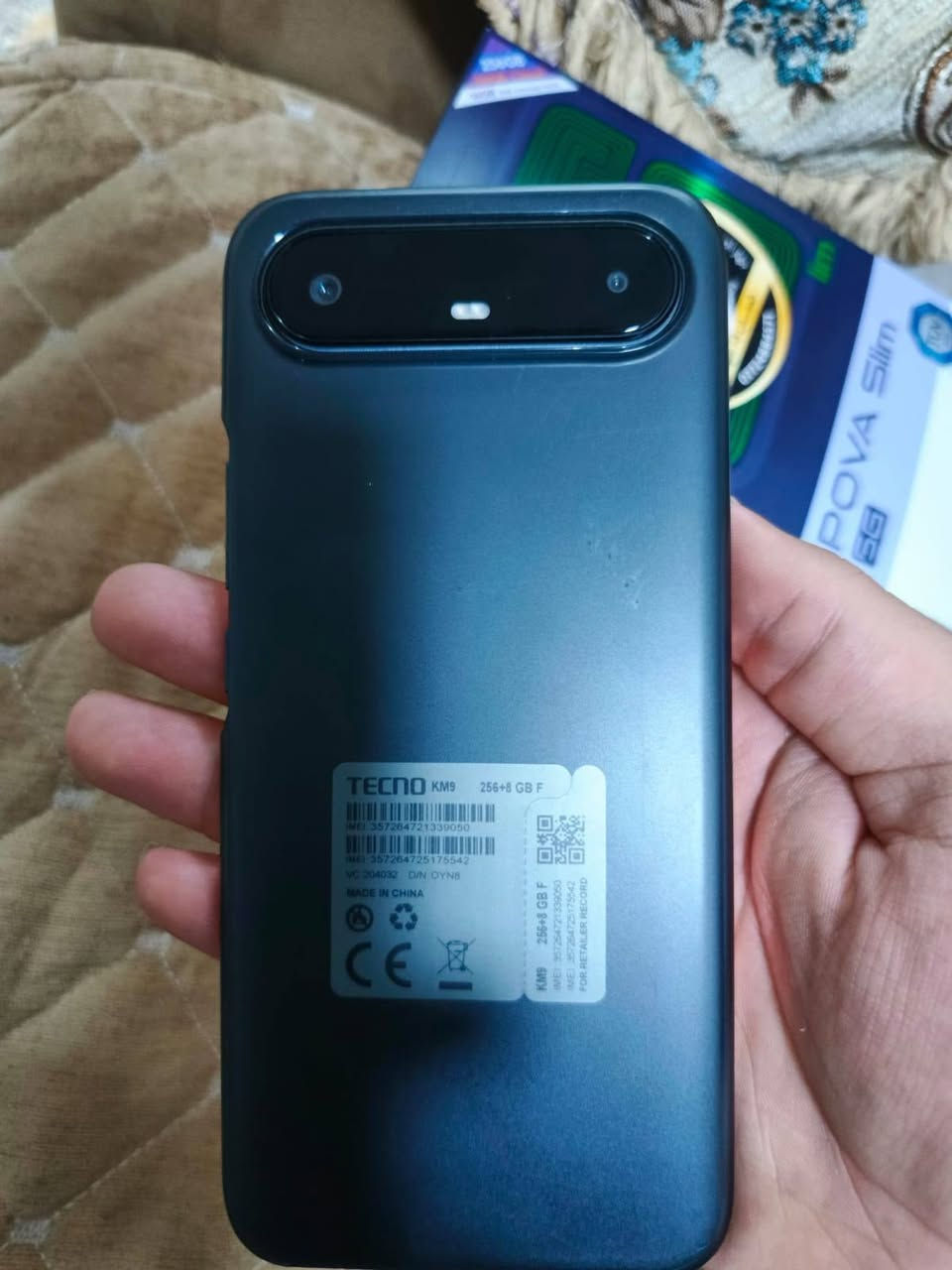 السلام عليكم 
تكنو بوفا سلم 5G ذاكره 256 عشوائيه 16 لون اسود جهاز مكفول جديد مستخدم يوم واحد للبيع او المراوس شعندك نزل مكاني كربلاء لاستفسار واتساب او اتصال ***********

