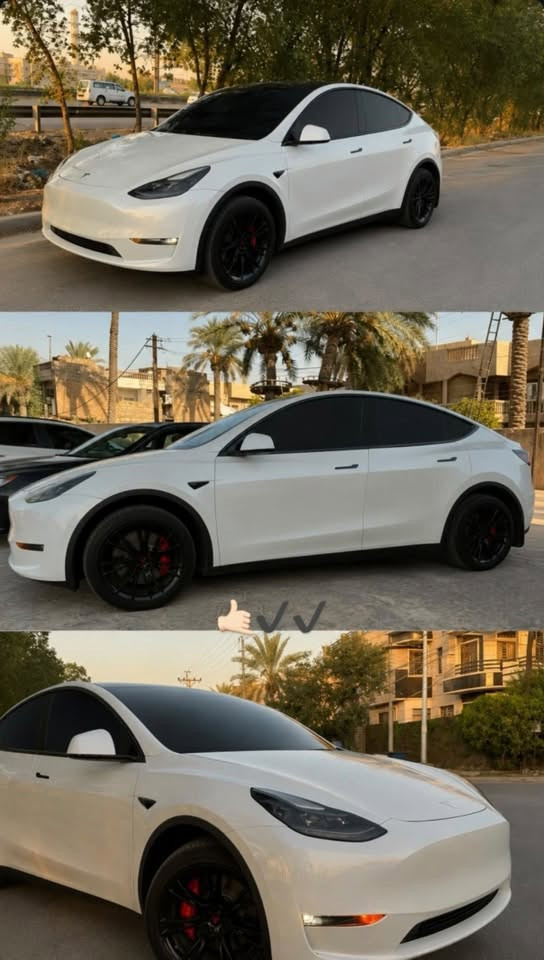 المواصفة
Model Y Long Range AWD 2024

الدفع

دفع رباعي AWD – محركين

المحرك الخلفي

حوالي 220 kW

المحرك الأمامي

حوالي 158 kW

البطارية

حوالي 78–82 kWh إجمالي حسب البطارية

القابل للاستخدام

حوالي 75 kWh

0–100 كم/س

حوالي 5.0 ثواني

السرعة القصوى

217 كم/س

المدى

حوالي 500 كم EPA، ويختلف حسب الجنوط والبطارية 

المقاعد

5

الشحن السريع DC

حتى حوالي 250 kW في ظروف مناسبة

الشحن المنزلي AC

حتى 11 kW تقريبًا

الوزن

حوالي 1,980 كغم

الطول

4,751 مم

العرض

1,921 مم

الارتفاع

1,624 مم

الخلوص الأرضي

حوالي 17 سم

الشنطة

أمامية + خلفية، والسعة كبيرة مع طي المقاعد
+ دركه كاربون فايبر سعره 800$ والسيارة كامل من كلشي وربع ميحتاج صرف + وغراضه كامله شاحنه 

 مكان ديالى بعقوبة الجديدة 
*********** وتساب 
سعر:225 وبيه مجال بسيط للشراي
