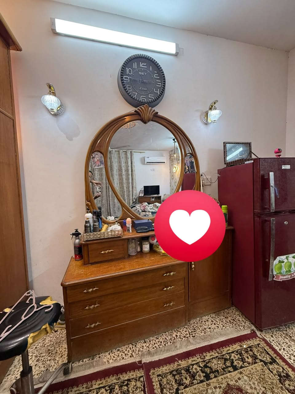 السلام عليكم
غرفة نوم صاج عراقي للبيع 
850 الف 
مكاني بغداد الدورة 

***********
