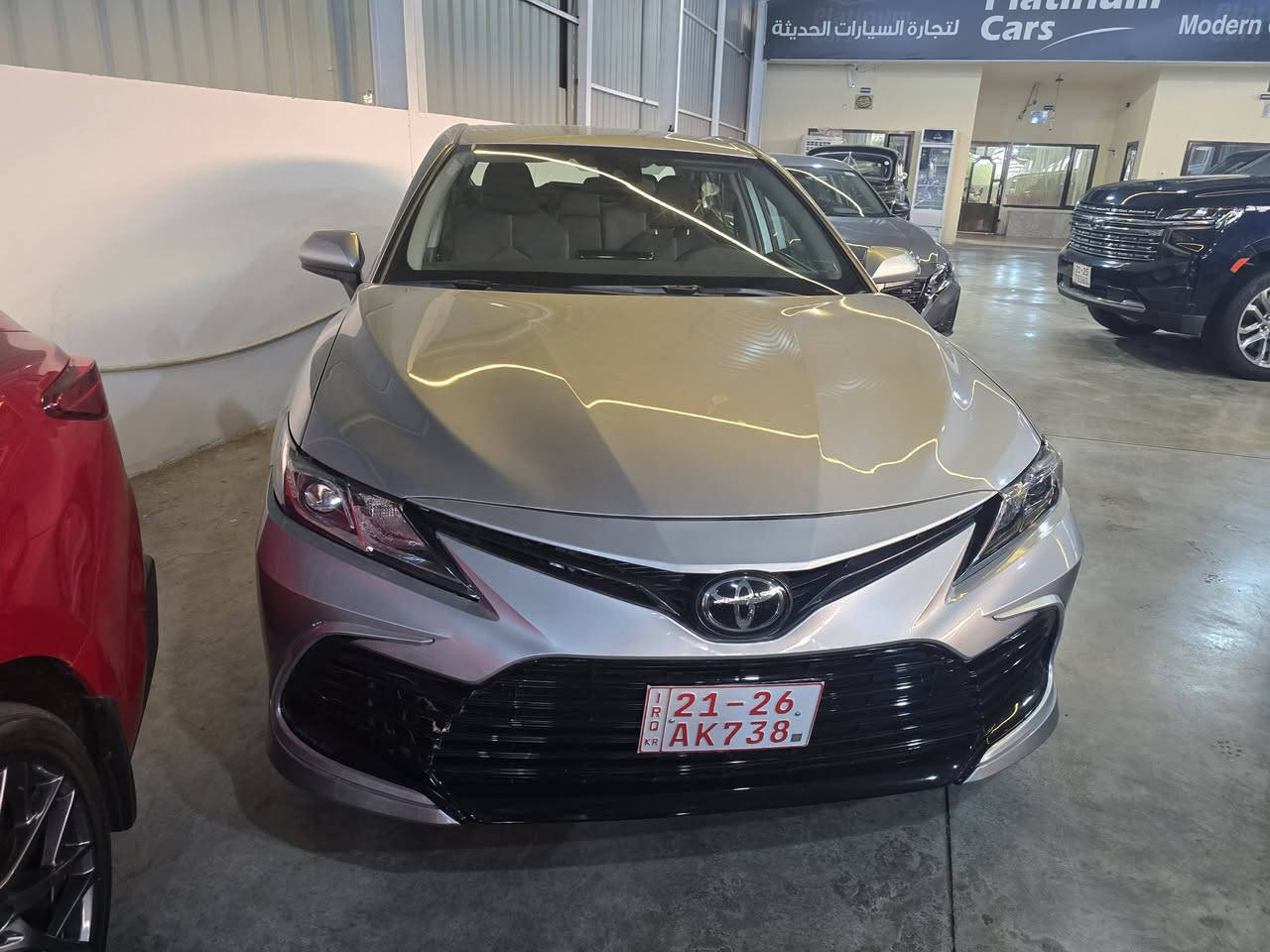TOYOTA CAMRY  2024 LE
السعر 177 $
اللون سلفر
مواصفات
شاشه لمس
داخل لونين
رادار امامي 
وباقي مواصفات الLe
العنوان كركوك
كاتي تترقم شمالي
للاستفسار 
***********
