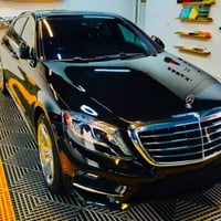 مرسيدس بنز S550  2014 مكينة 8 سلندر دبل توربو السيارة نظيفة وكلش قليلة...