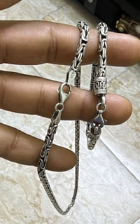 زنجيل فضة • ٥٩غ • سوار ٢٠٫٥غ