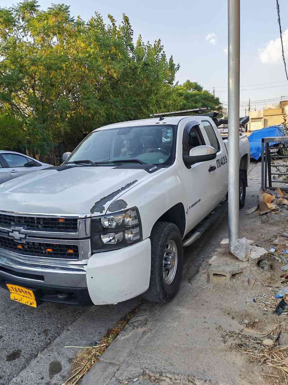 شوفرلیت سلڤرادو موديل ٢٠٠٩ مكفولة من سبوغ زربة تخم تاير جديدسيستم غاز جديد مكان سياره ربيل رقم ***********
