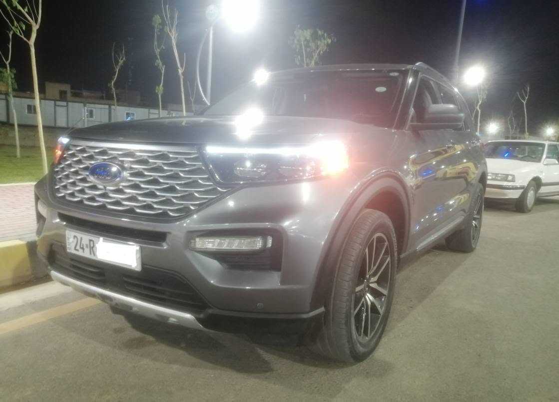 فورد اكسبلور  موديل. 202‪4   VIp
ضررها قطعة صبغ بوند رقم الشاصي موجود تصليح وضع شركة سيارة جاهزة  بصمة تشغيل عن بعد كشنات جلد منفصل جنطة كهرباء رادارات  امامي جانبي  تحديد مسار ..
بيها كلير من امريكا بدون معجون .. 
سعر ١٩٠
***********‪ موصل, نينوى
