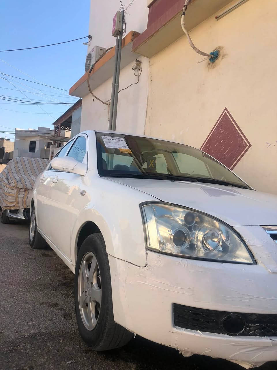 ‏سلام عليكم عندي سيارة شيري أي فايف سيارة نظيف رقم سليمانية غير أوتوماتيك سنوية الجديد ‏بطاقة بنزين بي￼ ‏موديل 2013.  ‏سعر 47.   ***********￼￼
