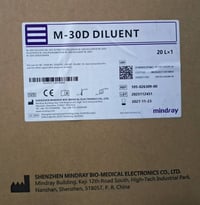 📢 للبيع – M-30D DILUENT من Mindray  🔹 المادة: M-30D Diluent 🔹 الشركة: ...