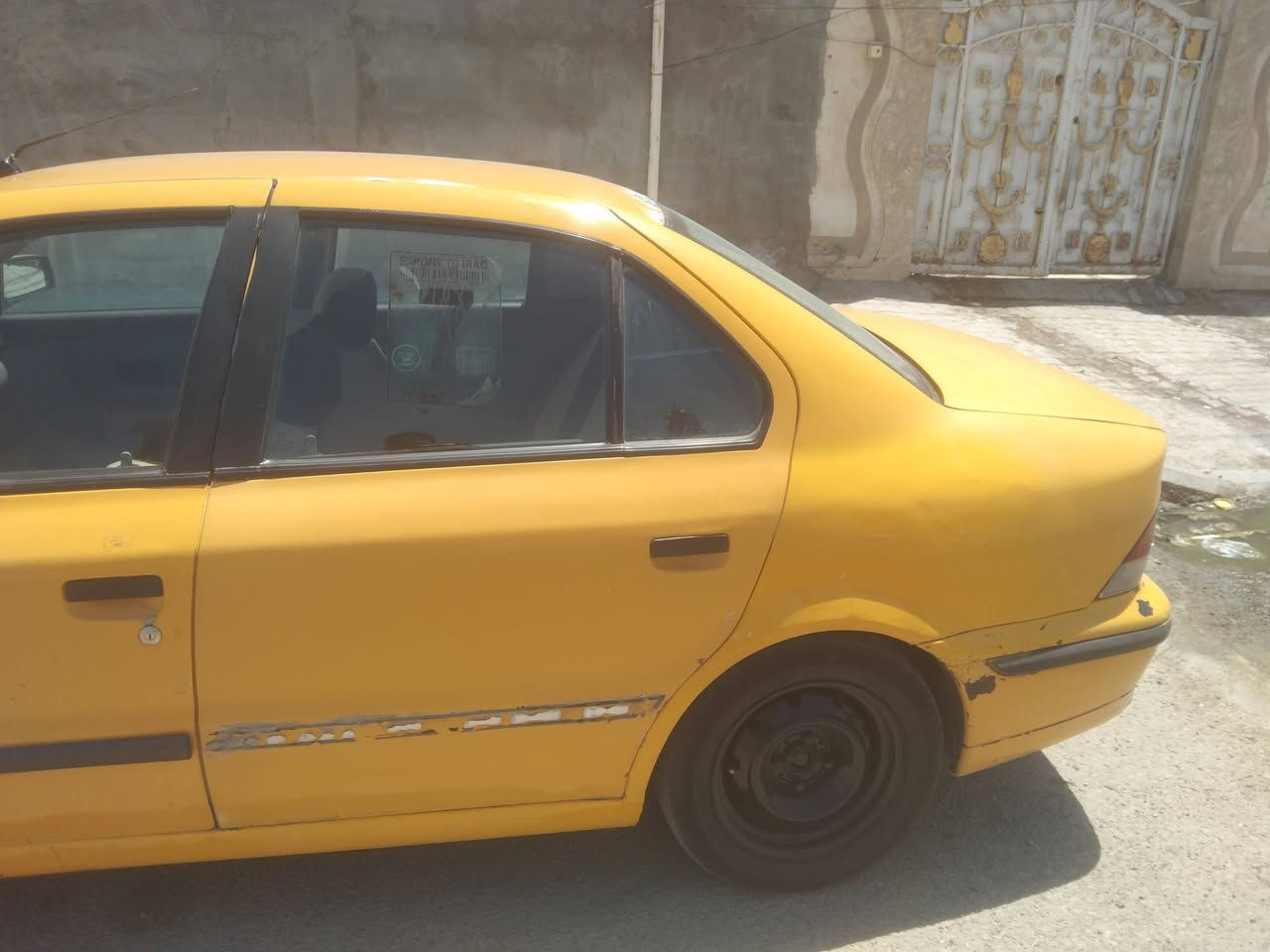 السلام عليكم سمند 2011 سنويه جديده مصفره هيئه وغراماتت رقم نكليزي بغداد مداور تبريد خير من الله مكينه حلوه لا تبخير لا تنقيص  زوج تايرات جدد السعر 25 وبيها مجال  ***********

