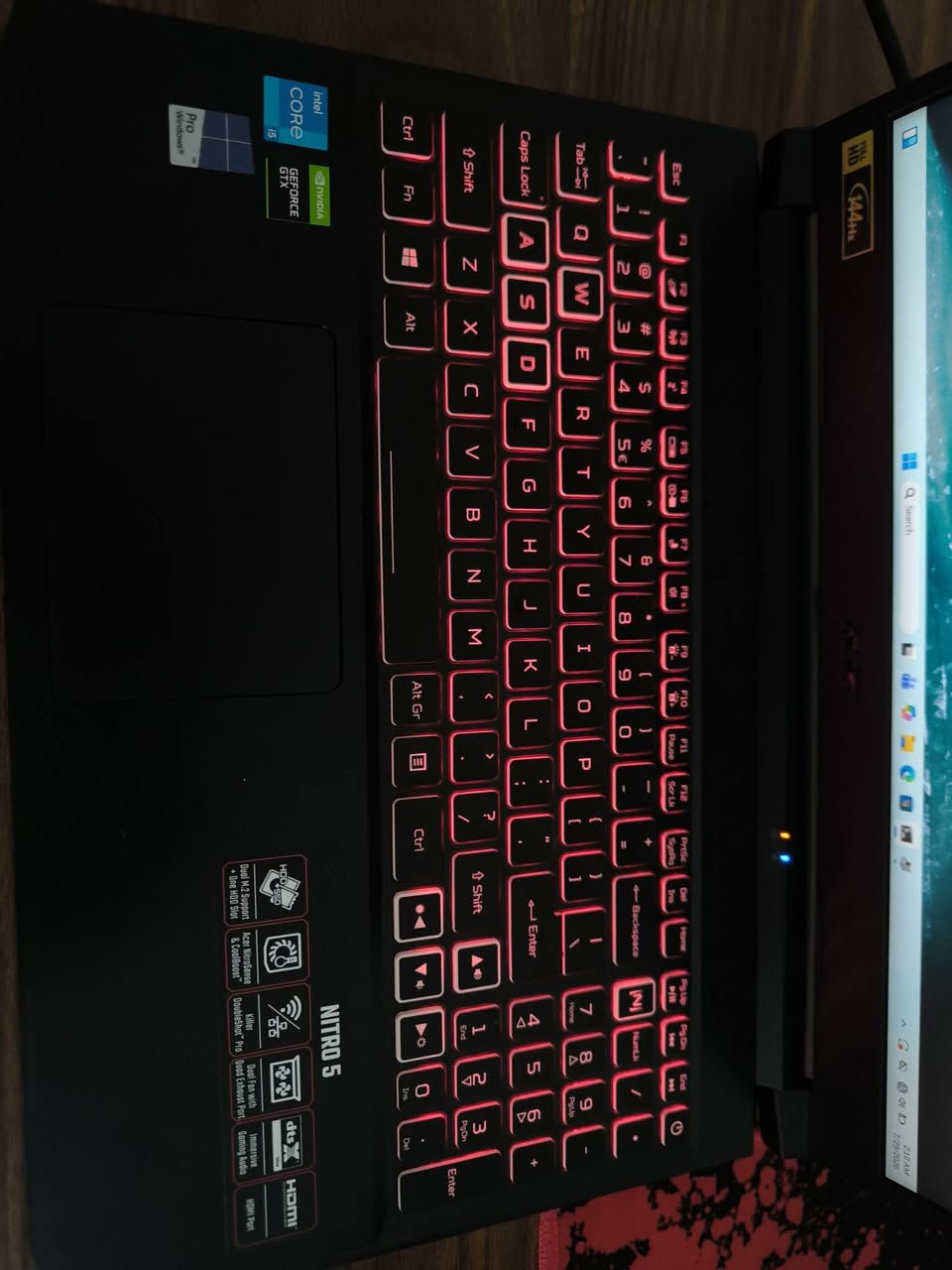 Acer Nitro 5 (AN515-57)
Intel® Core™ i5-11400H (11th Gen)
NVIDIA® GeForce RTX 3050 4GB GDDR6
16GB DDR4 RAM
15.6-inch Full HD (1920×1080) IPS, 144Hz
512GB NVMe SSD
مشحونه ١٢٠ مره بس استعمال كلش قليل
840,000 السعر 
للاستفسار ***********
