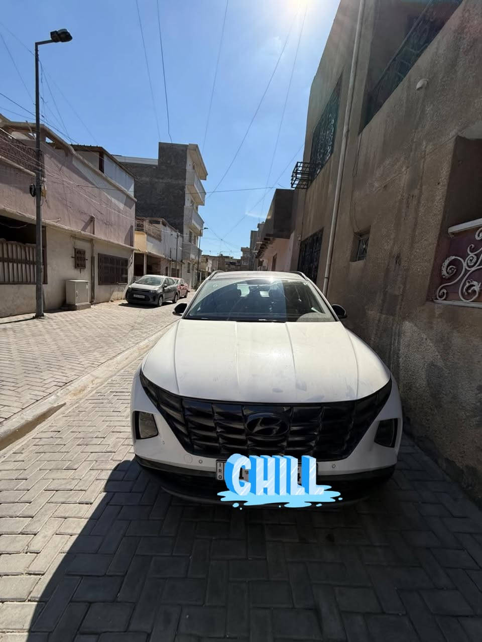 توكسان 2023 فول واحد على واحد
كفاله عامه كفاله عامه 
الرقم بغداد 
فول تحكمات كشنات كهرباء 
ماشيه 65 الف 
بدون ضرر كفاله عامه من كلشي 
السيارة كامله مكمله 100‎%‎ 
مكان الاعظميه 
للاستفسار 
***********

نص مكتوب في الصور:
- كووؤول
- CHILL