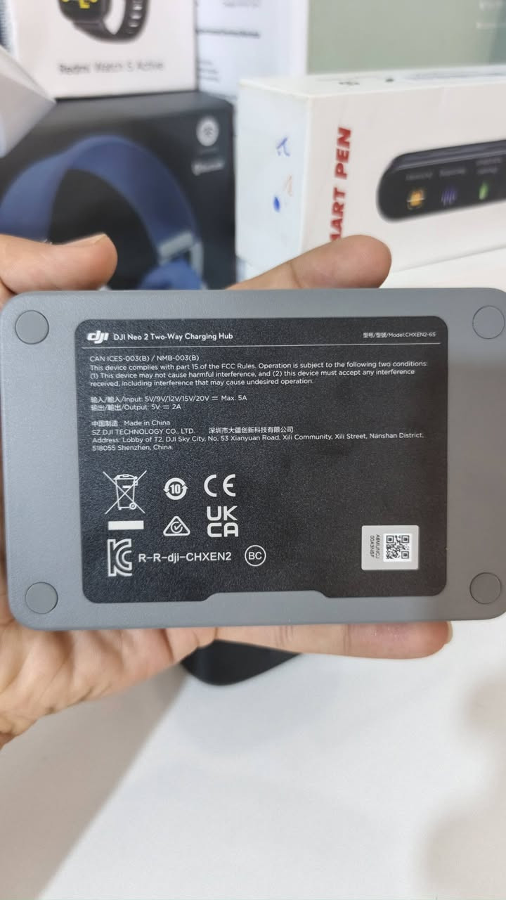 شاحن بطاريات درون DJI أصلي مع بطاريتين (مستعمل)متوافق مع طائرات الدرون من سلسلة DJI Mini (مثل Mini 3 / Mini 3 Pro / Mini 4 Pro). السعر ⚡⚡150⚡⚡ ***********
