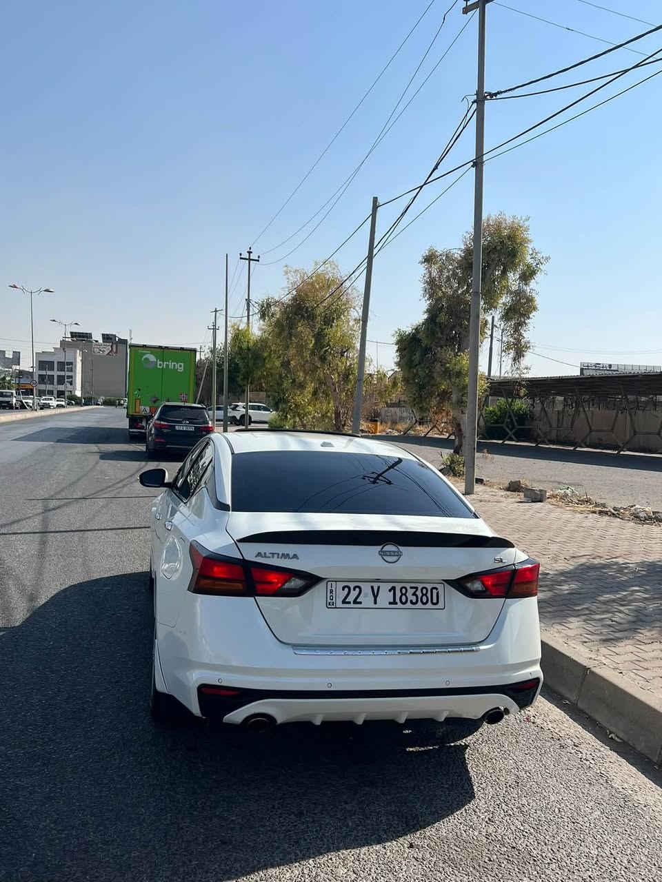 نيسان التماء موديل2023
مصفاتSLاعله مصفات بها
سياره بدون صبغ بدون دعم 
سياره بها به س راس بولند تعديل بارد 
بدون داخل بدون ايشي 
ايرباگ به س سكان و راجع سيستم 
بصمه +سلايت
كشتات هيتر +سكان هيتر
رادر گدام +رادره جانبي 
سياره حلو ما بها اي مصرف 
عنوان أربيل شارع ١٠٠
رقم تلفون (***********) بها واتساب
