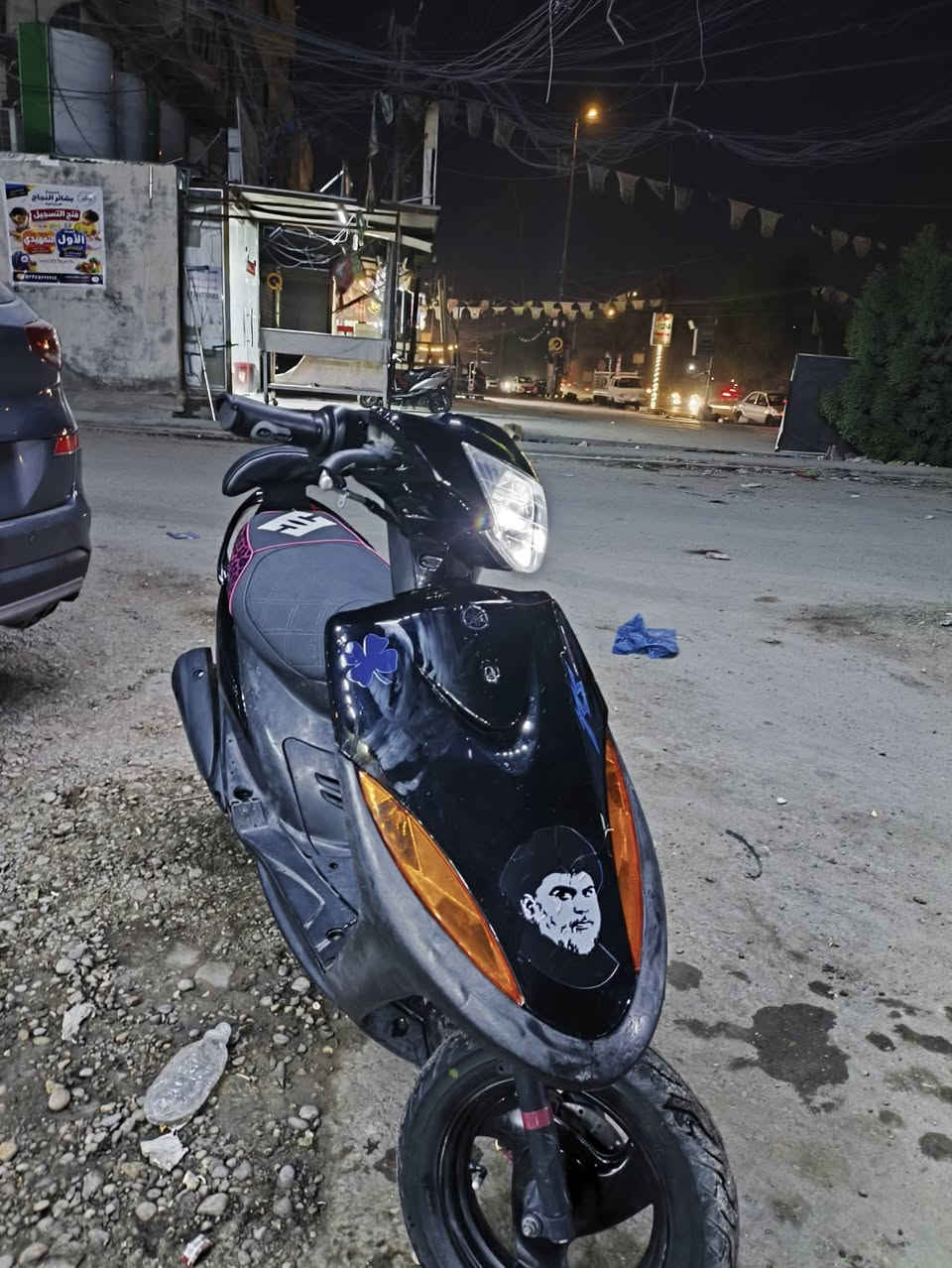 السلام عليكم ماڪس عدله للبيع الدراجه مكينه بلادي كابريتر بلادي سلف بلادي مكينه ناعمه بيها لايت زنون يعمي عالي وناصي ابيض تايرات جدد باتري جديد كفرات بلادي ما مشخطات جدد سوادات كامله وجديده دراجه نكره سلف وهندر شلعه ومعدل يخبل بعدها بحاله لوكاله ملاح حلو بيها وبيها تجوه وكشن رياضي مابيها اي نقص دراجه جديده بمعنى الكلمه اقره لمنشور قبل لتطب وتسئل شبيها رحمه لمك دراجه مابيها شي 

السعر 550 وبيها مجال حك الجيه 
مكانها بغداد البلديات تقاطع الكهرباء 
 *********** فقط واتساب

