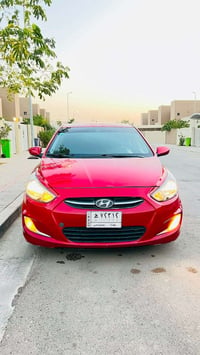 اكسنت اللبيع موديل 2016 لون احمر 🛑 وارد امريكي  حادثه جاملخ بس ايرباك ...