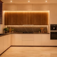 تصميم كافة انواع المطابخ مع تخريج قياسات الكاونتر و قياسات البالون و ب...