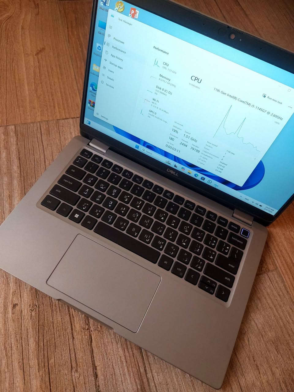 لابتوب شاشة لمس 
Dell Latitude 5420 Ci5  
مواصفات ممتازة مناسب للدراسة والاعمال المكتبية والحسابية والتصفح والأمن السيبراني والبرامج الهندسية .
بسعر ٣٣٠الف_عراقي شامل الحقيبة والتوصيل 
Dell Latitude 5420 Ci5جيل الحادي عشر 
Core i5-1145G7
8 GB  DDR4 RAM قابل للتطوير 
Hard 256GB nvme قابل للتطوير 
14 screen 1920x1080 FHD 
Vga intel Iris 4GB كارت شاشة متصل مدمج 
Back-light Ar-En ضوئي 
Charger dell 65W شاحن 
للتواصل والحجز *********** العنوان بغداد شارع الصناعة مجمع الرياش مكتب اليسر 
المخزن الفرعي موصل حي الزهور
