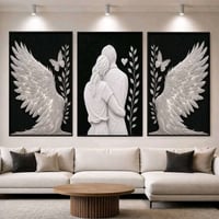 لوحة ثلاثية • طباعة UV • ٤٠×٨٠ سم