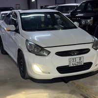 اكسنت 2016 خليجي  مصبوغه حزام بدوان شواصي ولغد قماره بيها بارد  سياره ...