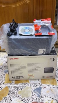 طابعة كانون LBP6030B ليزري ابيض واسود كاترج باودر بعده مال شركه بيها و...