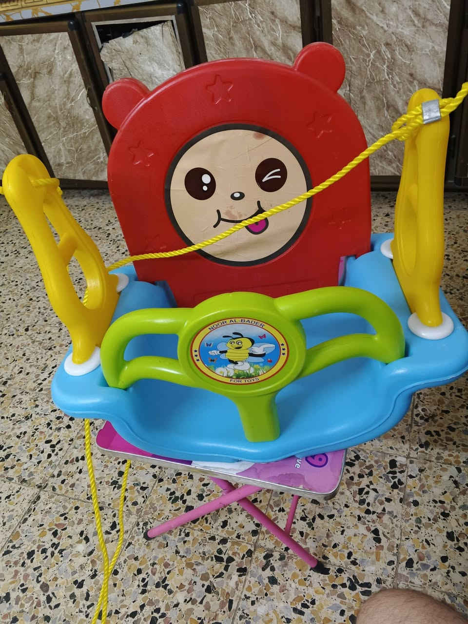 سلام عليكم 
مرجوحه أطفال 
للبيع سعرها 25 و بيها مجال شراي اتصل ودلل هذا رقمي
***********
مكاني موصل
