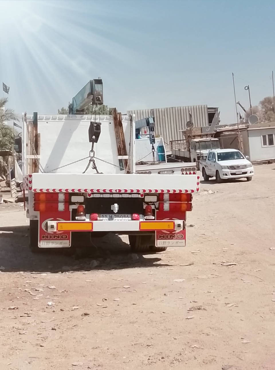 سلام عليكم للبيع هينو كرين شيطان كرين 5طن سياره سوبر 80 مكينه بم ونوزل مسجله 3طن موديل السياره2015 سياره كله نضام هوه فراك تبريد شغال السعر الاتصال ***********
