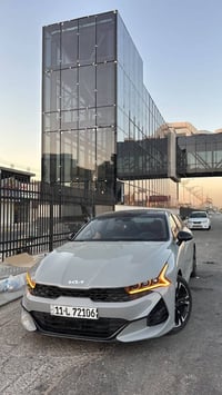 K5 gt-line 2023 فول مواصفات للاخير كشنات جلد داخل احمر بنوراما حساس ام...